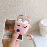 Wholesale Cute Design Cartoon Silicone Cover Skin for Airpod (1 / 2) Charging Case (Pink Unicorn)